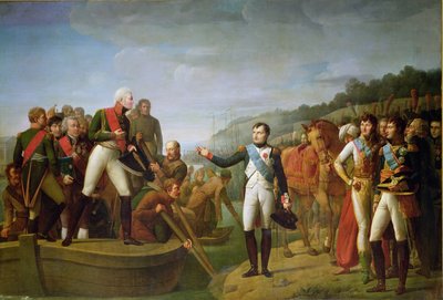 Farewell of Napoleon I and Alexander I after the Peace of Tilsit by Gioacchino Giuseppe Serangeli